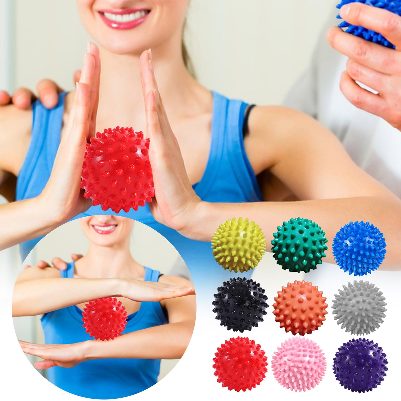 Yoga Fitness Ball - Masaj Topu Fasya Topu Kas Gevşetme
