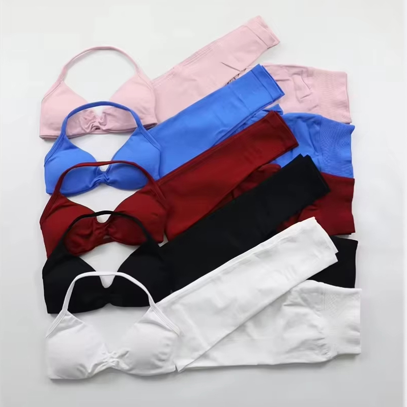 Yoga Fitness Leggings - Kadınlar İçin 2 Parçalı Yoga Seti
