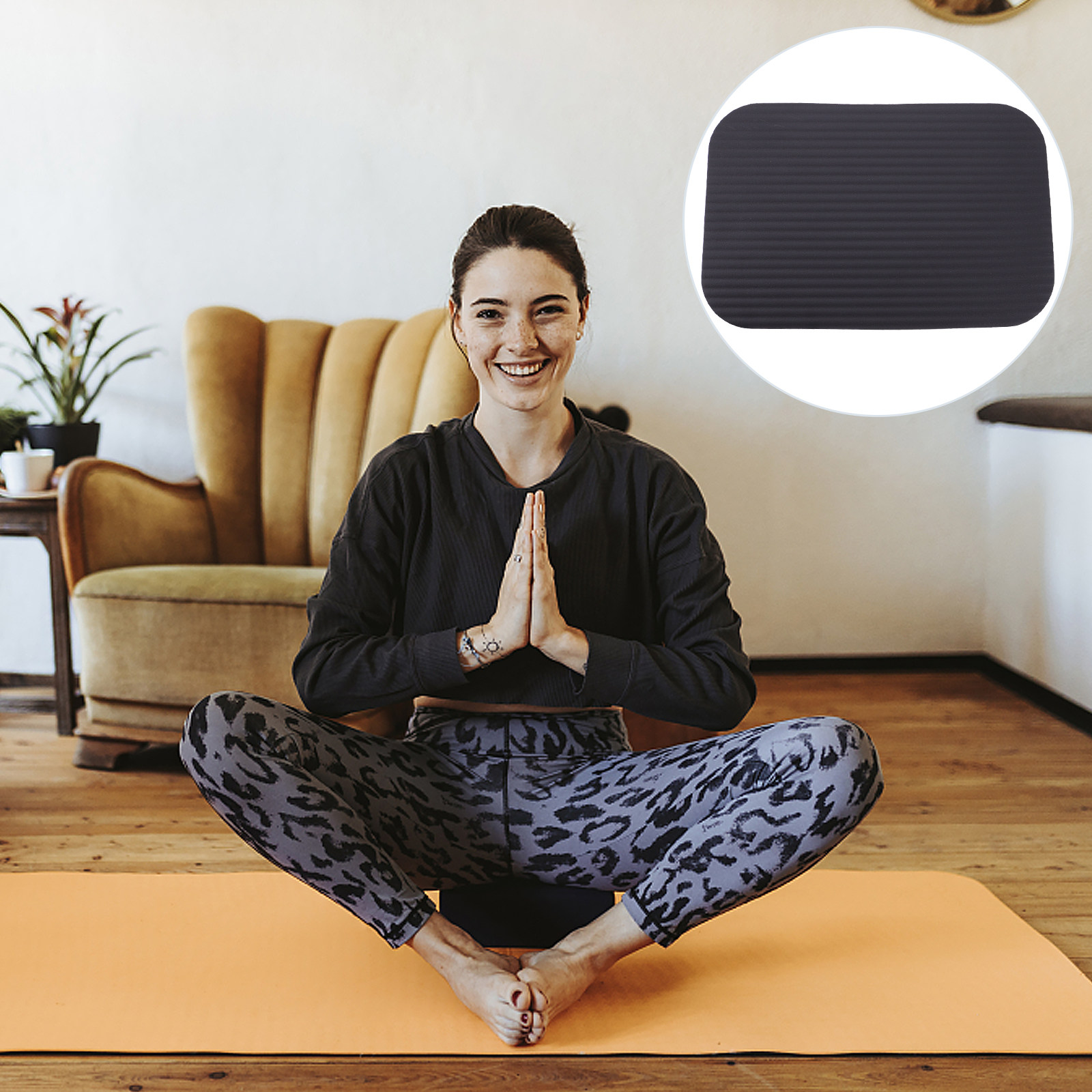 Yoga And Fitness Mat - 1 Adet Yoga Diz Örtüsü, Kalın