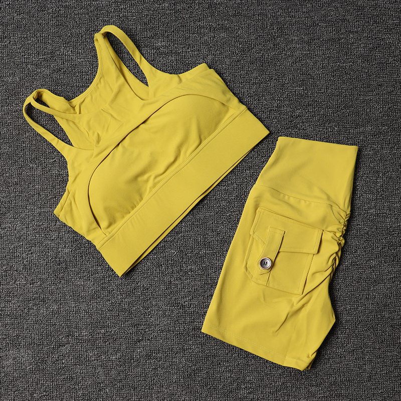 Fitness şortu Yoga setleri kad - Yoga Fitness Leggings incelemesi ve fiyatı