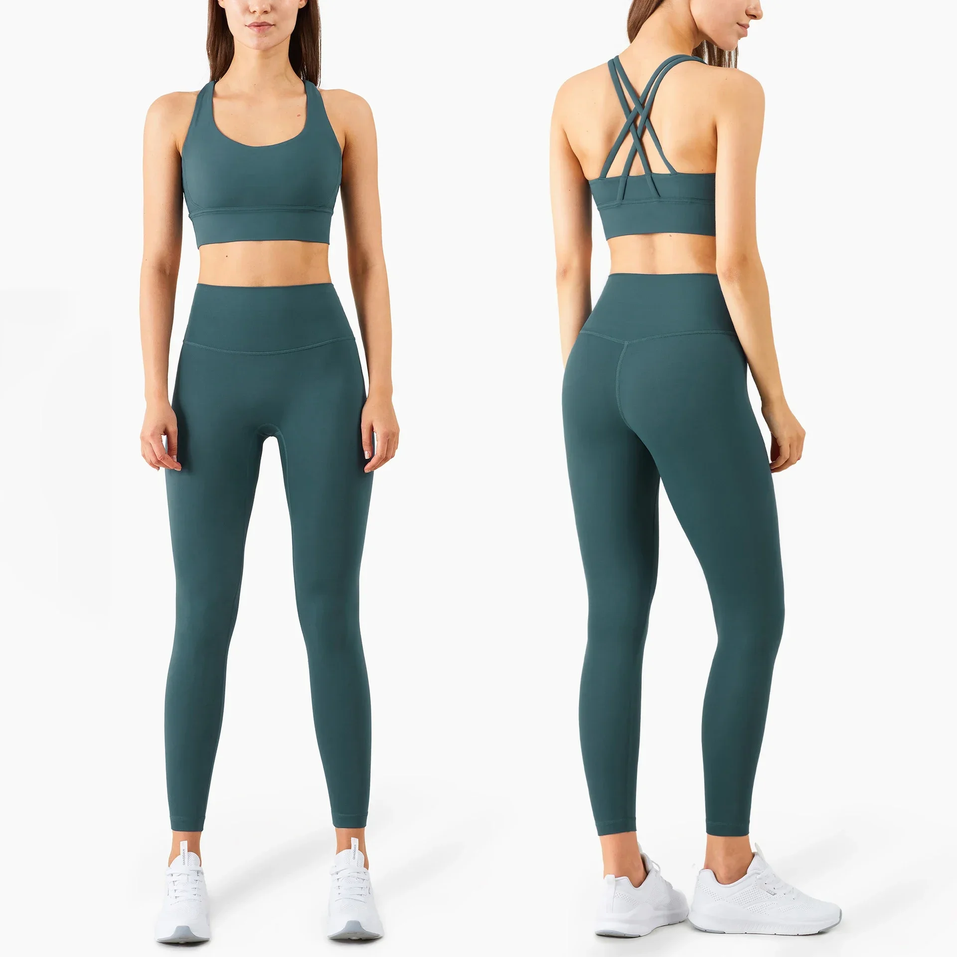 Kadın Düz Renk 2 Parça Yoga Ta - Yoga Fitness Leggings incelemesi ve fiyatı
